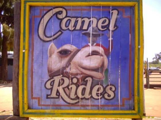 camel rides australia